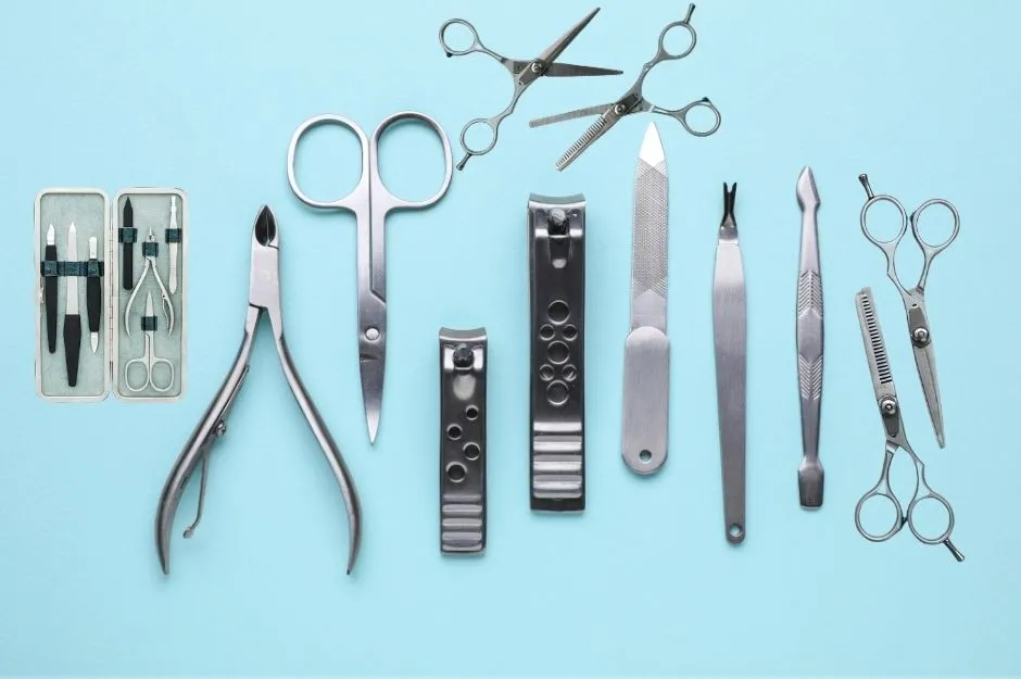 Professional barber kit 15 piece complete set