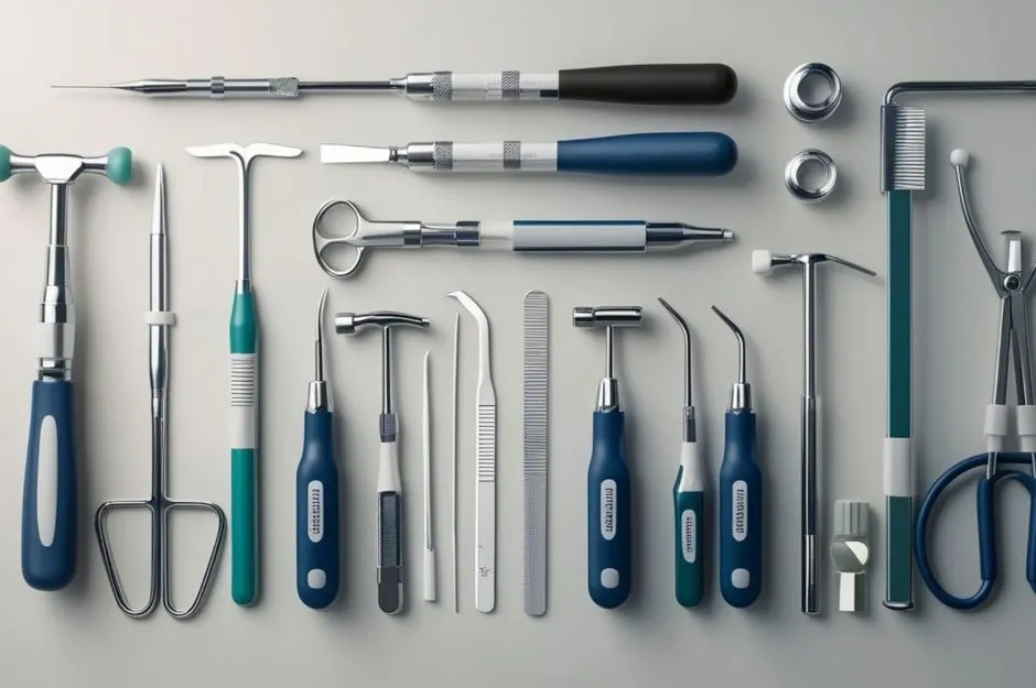 Orthopedic bone chisel set 8 piece surgical grade